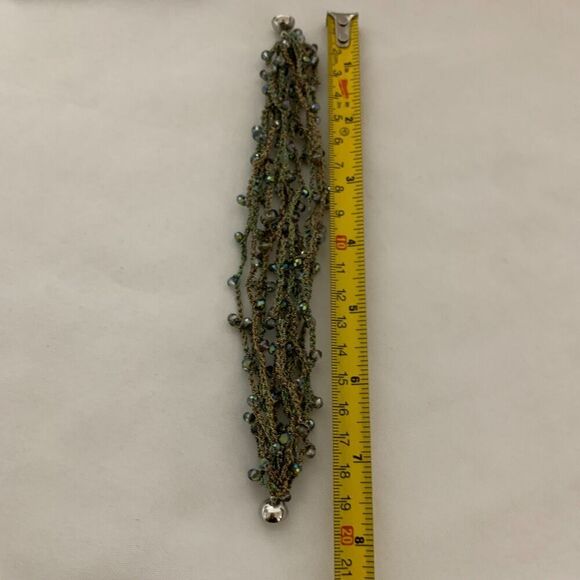 O&N Italy Chunky Beaded bracelet Magnetic Ball Clasp Multicolor,mothers day gift - Picture 4 of 12